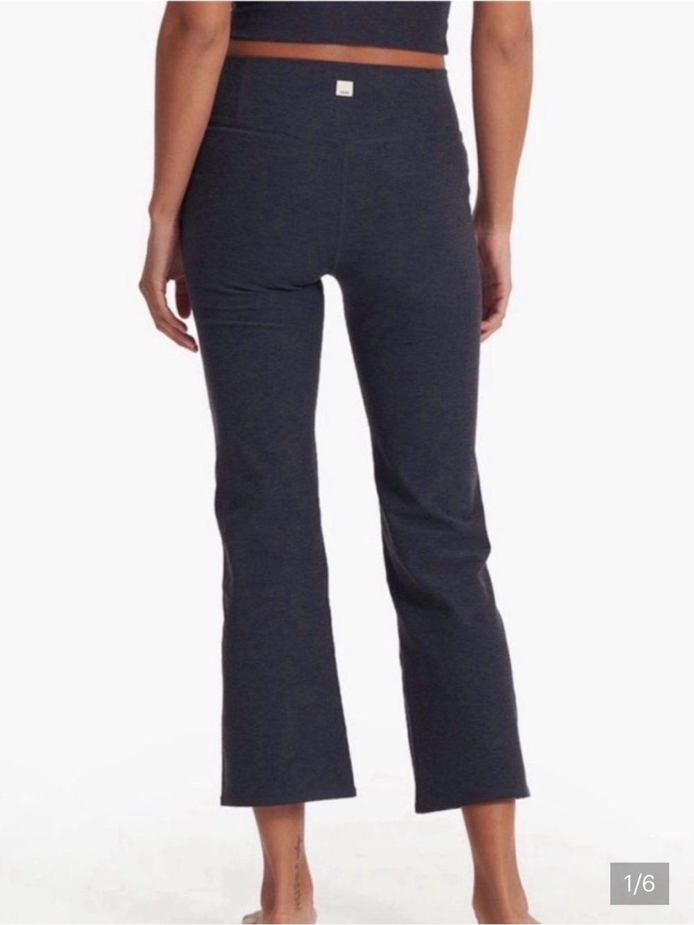Vuori Midrise Elevation Bootcut Leggings in midnight Heather